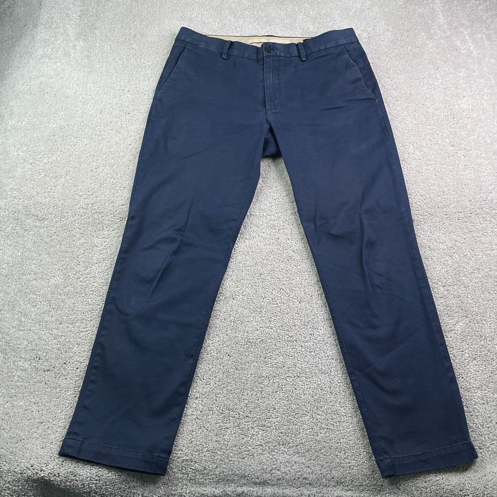 Banana Republic Pants Mens 33x30 Navy Blue Slim Rapid Movement Chino Stretch